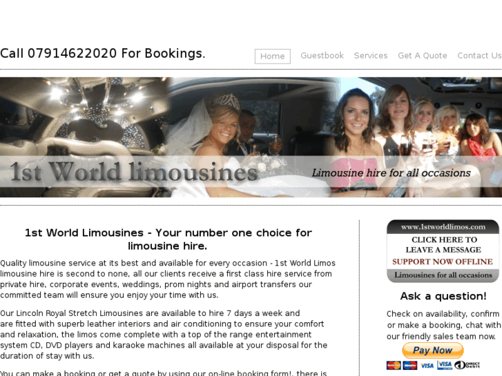 www.1stworldlimos.com