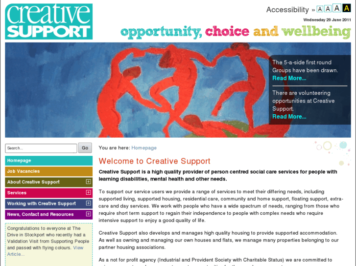 www.creativesupport.co.uk