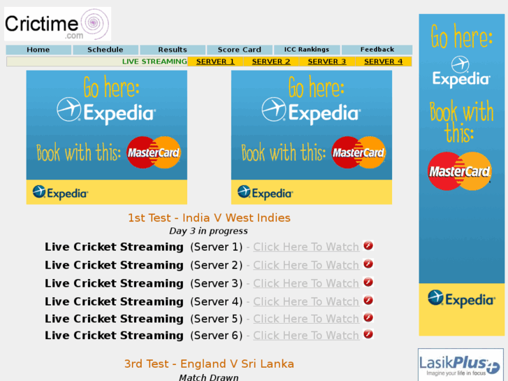 Crictime server discount