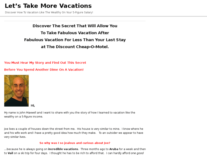 www.letstakemorevacations.com