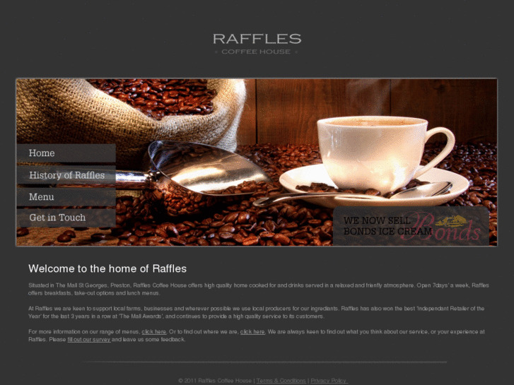 www.rafflescoffeehouse.com