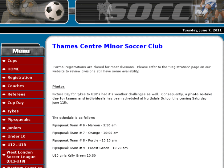 www.thamescentreminorsoccer.com