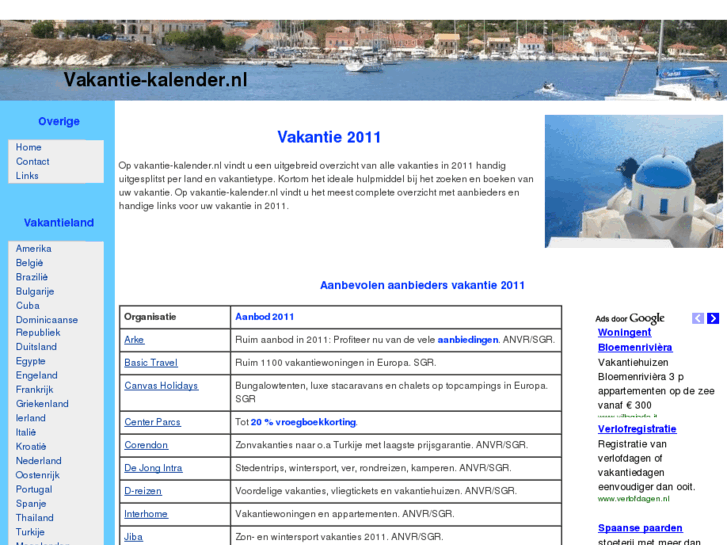 www.vakantie-kalender.nl