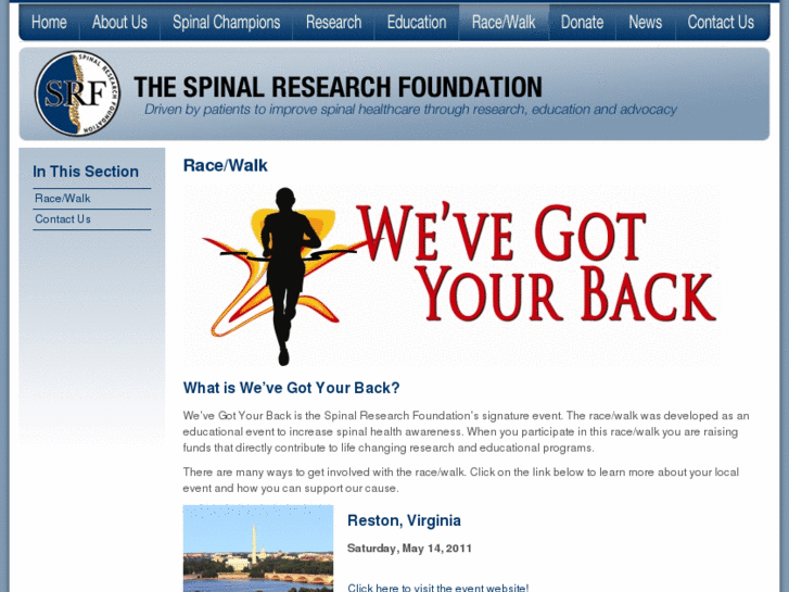 www.wevegotyourback5k.com