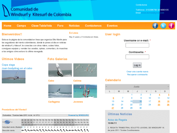 www.windsurfingcolombia.com