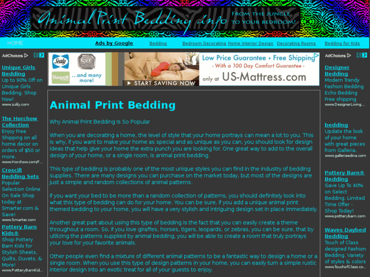 www.animalprintbedding.info