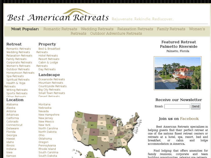 www.bestamericanretreats.com