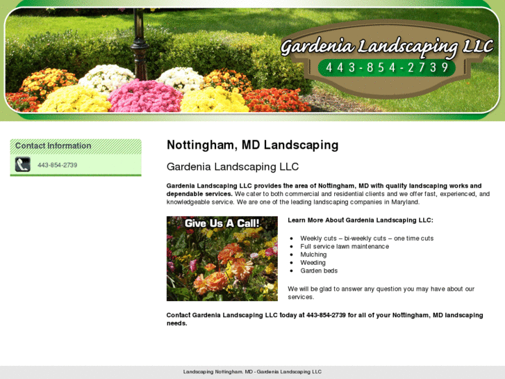 www.gardenialandscapingbaltimore.com