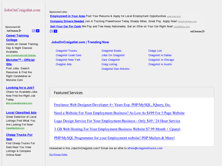 www.jobsoncraigslist.com