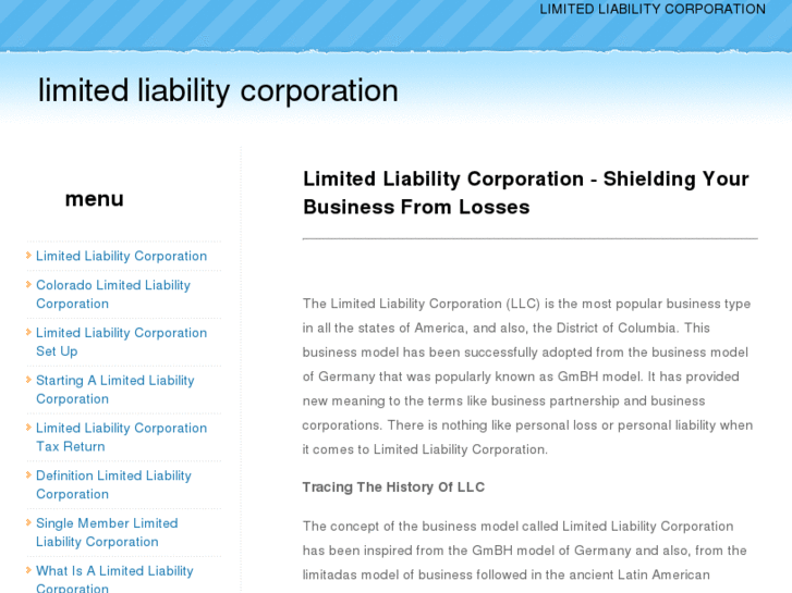 www.limited-liability-advisor.com