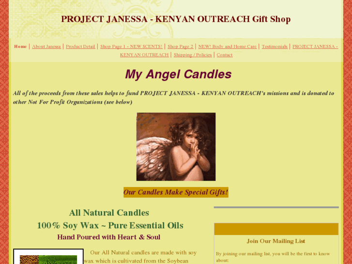 www.myangelcandleco.com