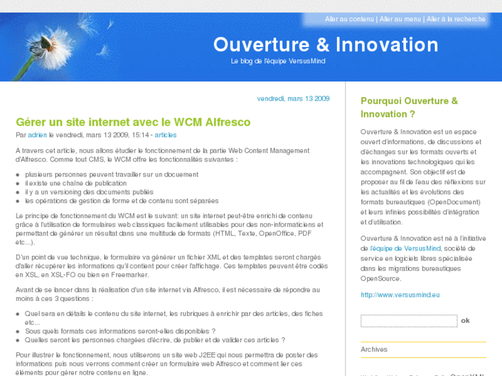 www.ouverture-et-innovation.org