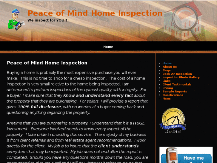 www.peaceofmindhomeinspection.org