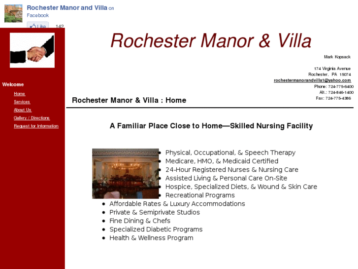 www.rochestermanorandvilla.com