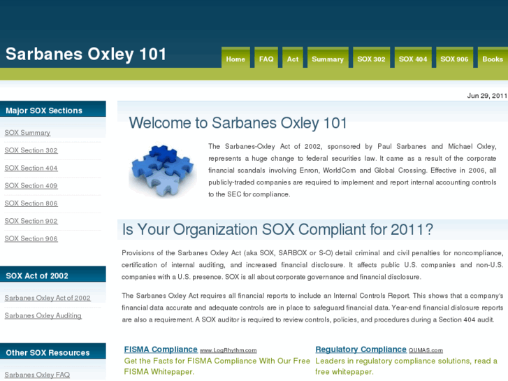 www.sarbanes-oxley-101.com