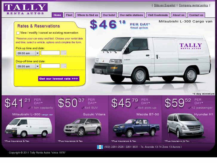 www.tallyrentaautos.com