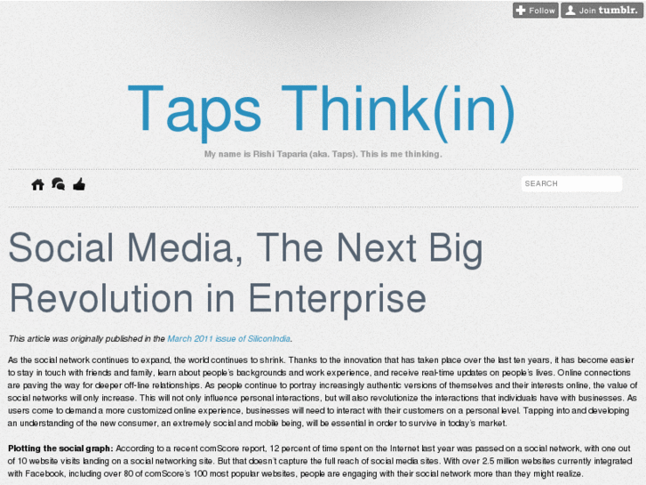www.tapsthink.in