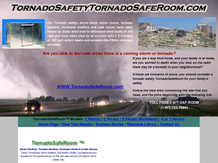 www.tornadosafetytornadosaferoom.com