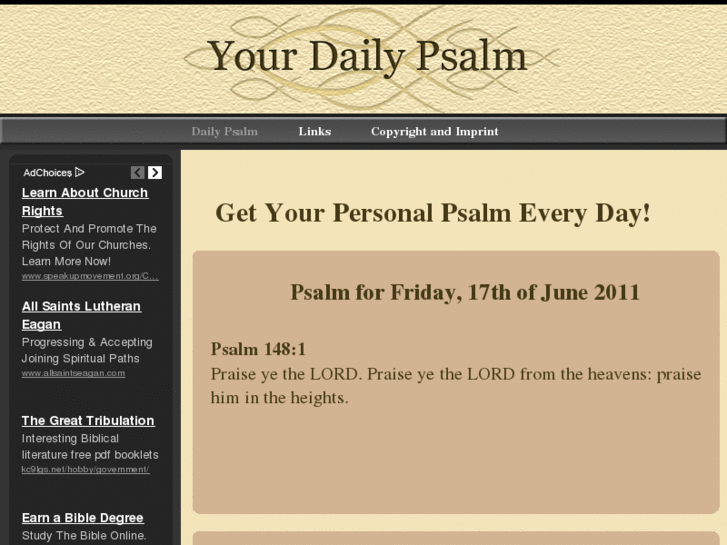 www.yourpsalm.com