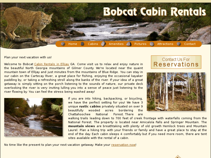www.bobcatcabinrentals.com