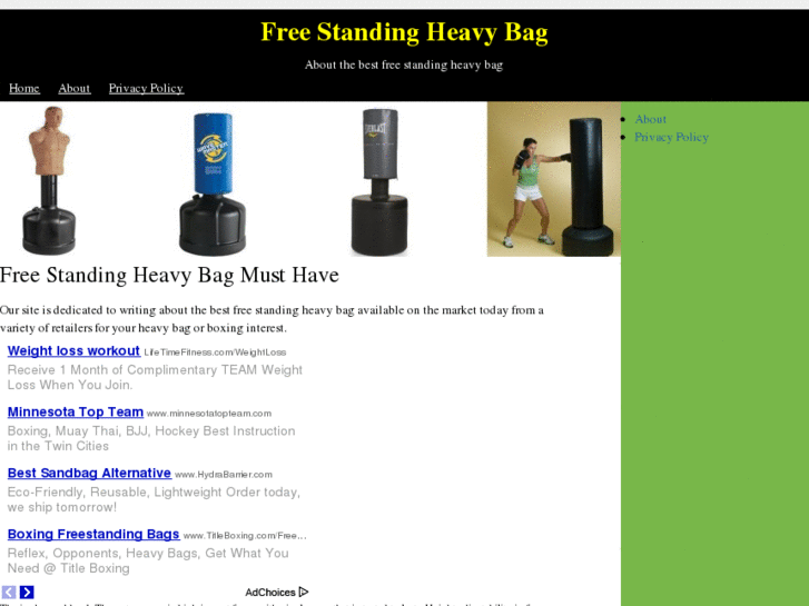 www.freestandingheavybags.com