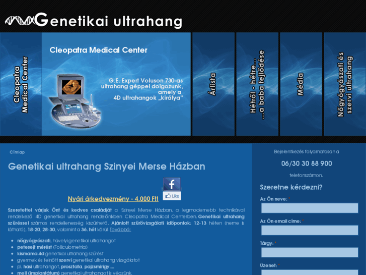 www.genetikaiultrahang.hu