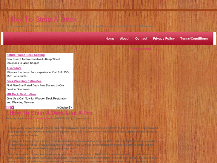 www.howtostainadeck.net