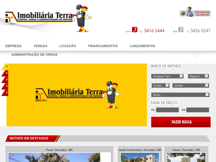 www.imobiliariaterradourados.com.br