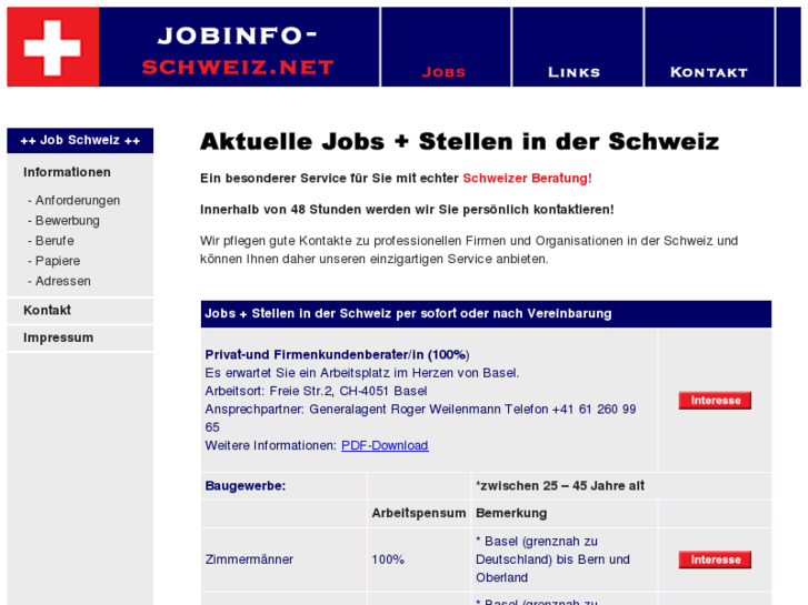 www.jobinfo-schweiz.net