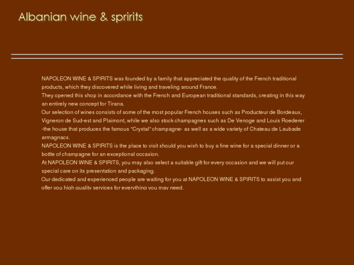 www.albanianwineandspirits.com