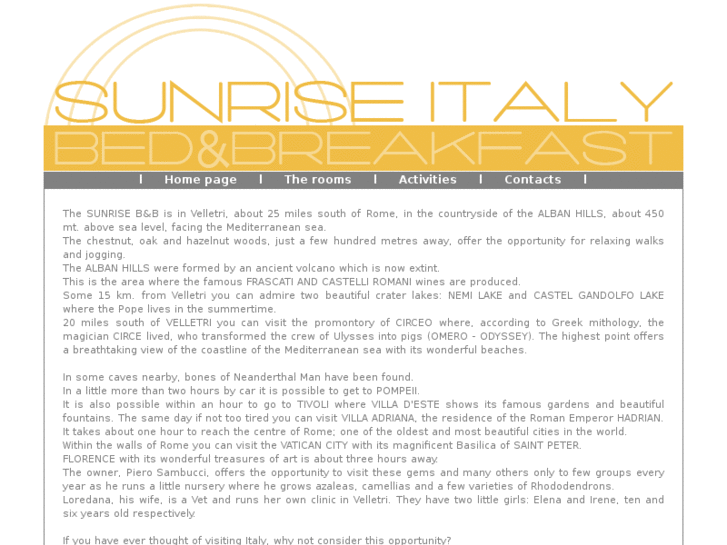 www.bbsunriseitaly.com