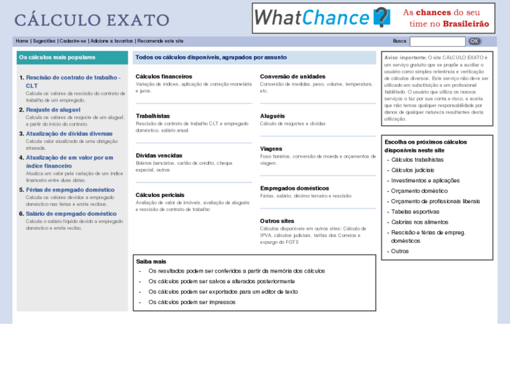 www.calculoexato.com.br