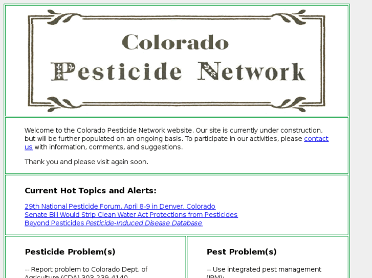 www.coloradopesticidenetwork.org