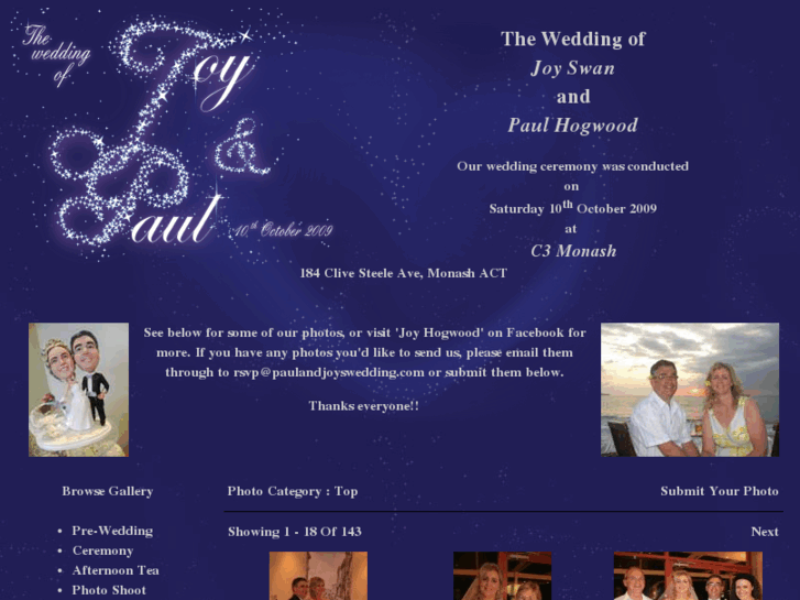 www.paulandjoyswedding.com