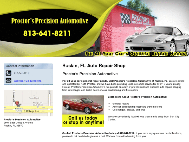 www.proctorsprecisionautomotive.com