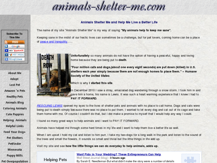 www.animals-shelter-me.com