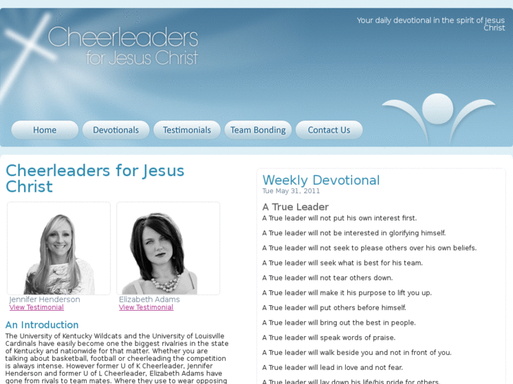 www.cheerleadersforjesuschrist.com