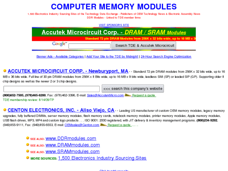www.computermemorymodules.com