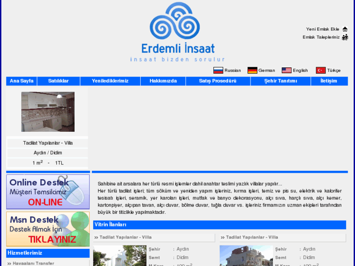 www.erdemliinsaat.com