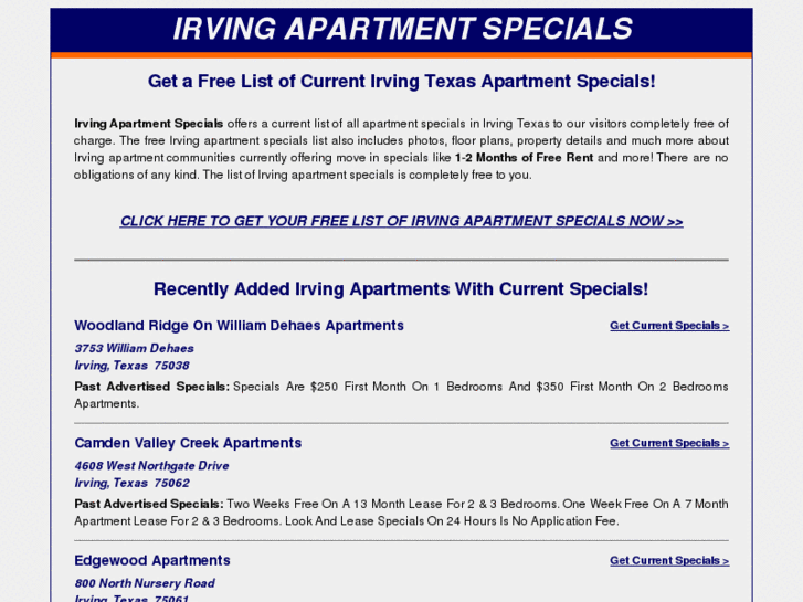 www.irving-apartment-specials.info