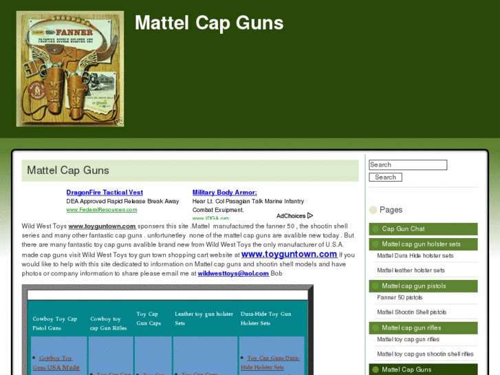 www.mattelcapguns.com