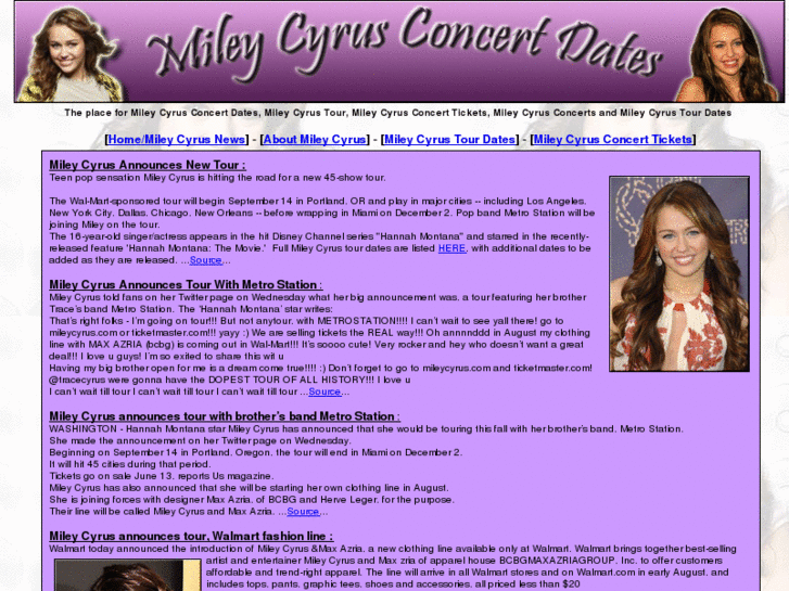 www.mileycyrusconcertdates.com