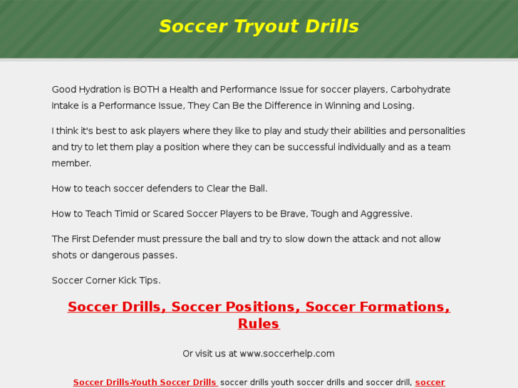 www.soccertryoutdrills.net