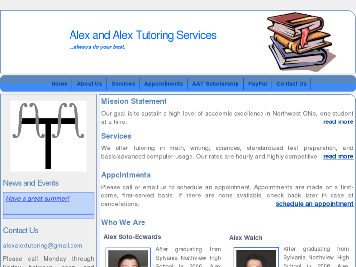 www.alexalextutoring.com