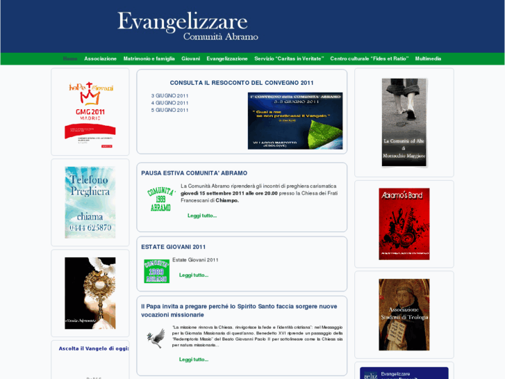 www.evangelizzare.it