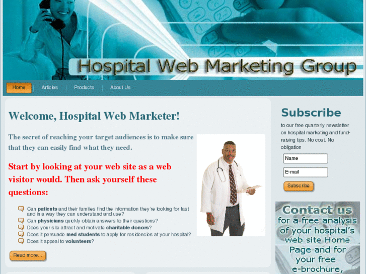 www.hospitalwebmarketer.com