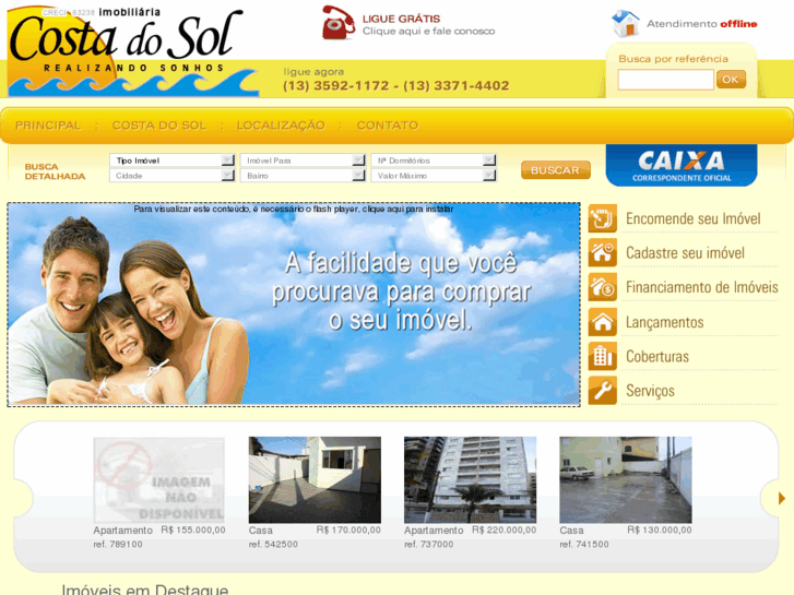 www.praiagrandeimobiliarias.net.br