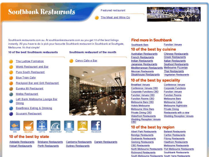 www.southbankrestaurants.com.au
