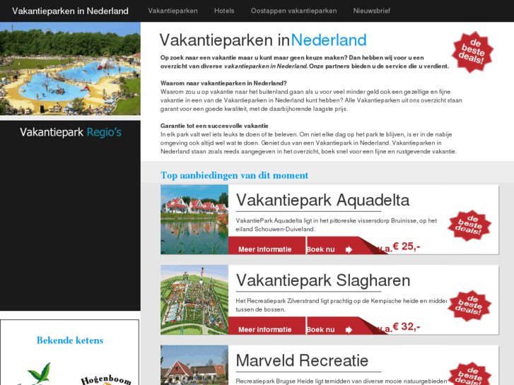 www.vakantieparkeninnederland.com