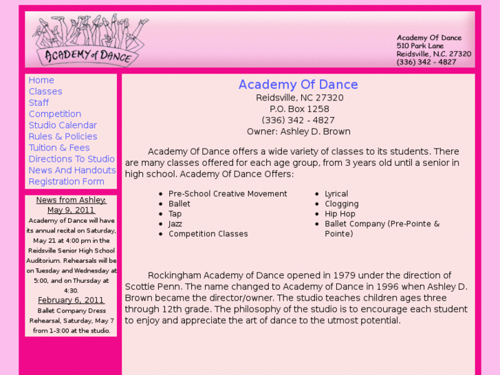 www.academyofdanceinc.com